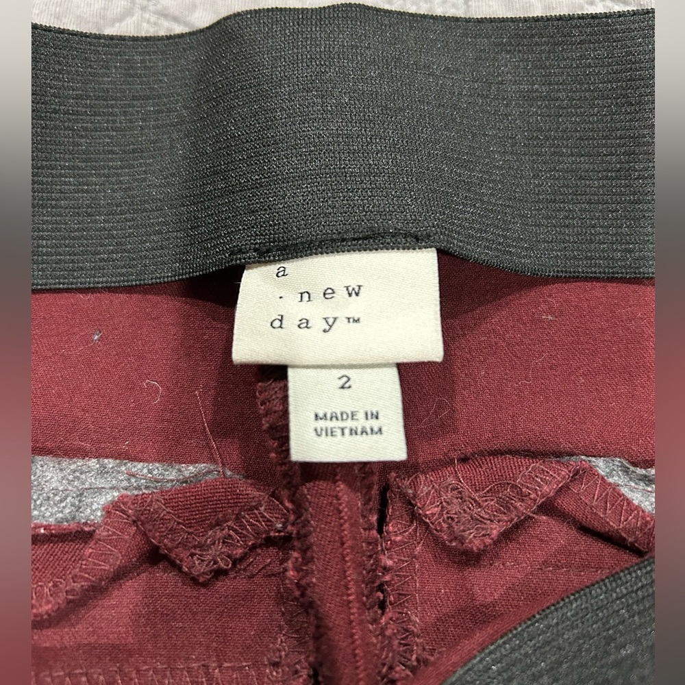A New Day Women’s Maroon Dress Pants - Picture 3 of 3